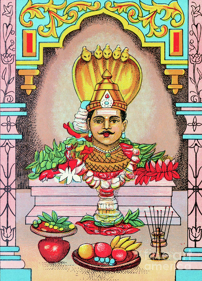 Illustration Of Indias Lord Siva Photograph by Bettmann