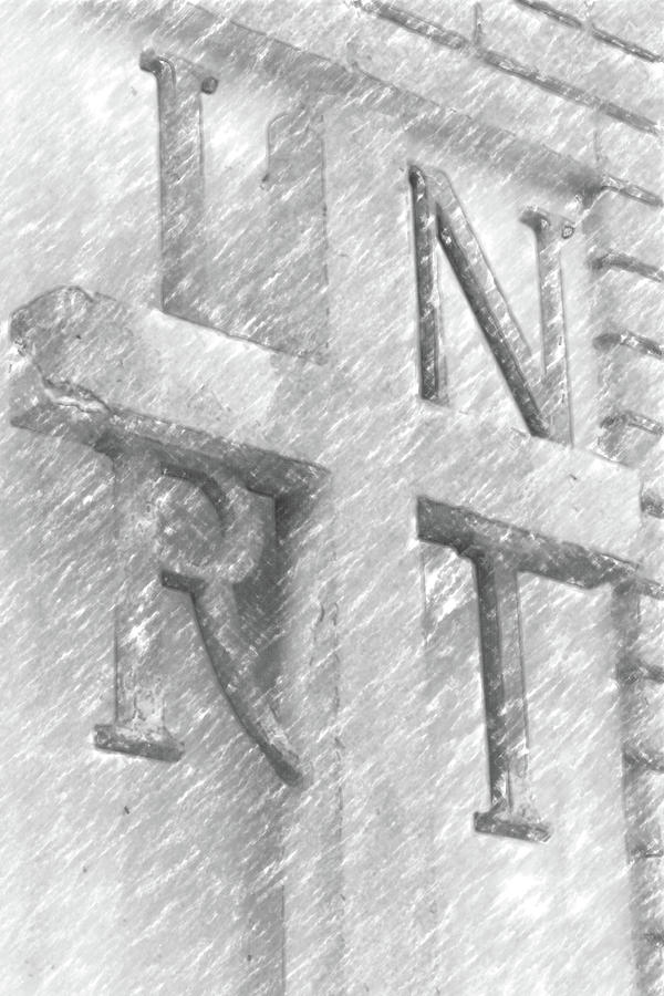 illustration of INRI symbol Photograph by Vivida Photo PC