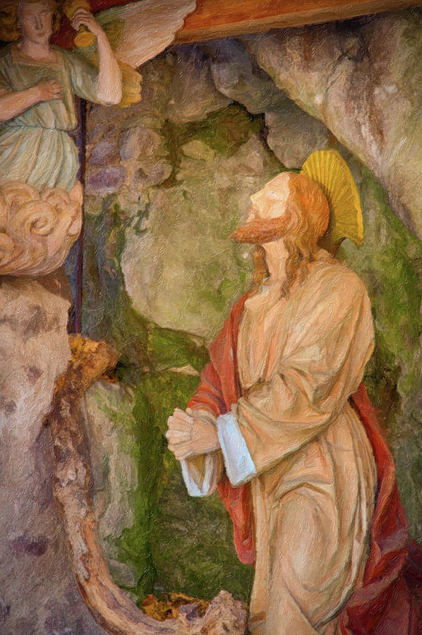 illustration of Jesus Christ praying  Photograph by Vivida Photo PC