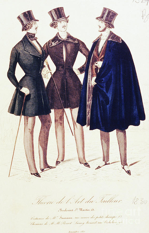 Illustration Of Mens French Fashions Photograph by Bettmann