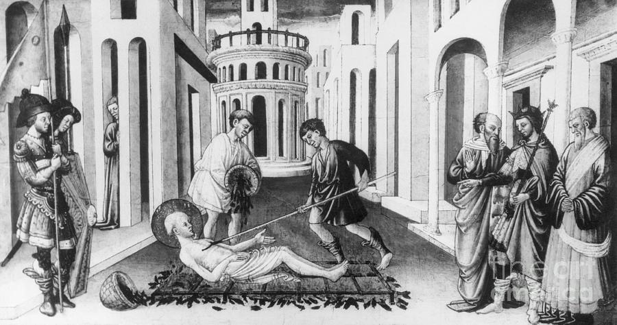 Illustration Of Saint Lawrence Execution Photograph by Bettmann