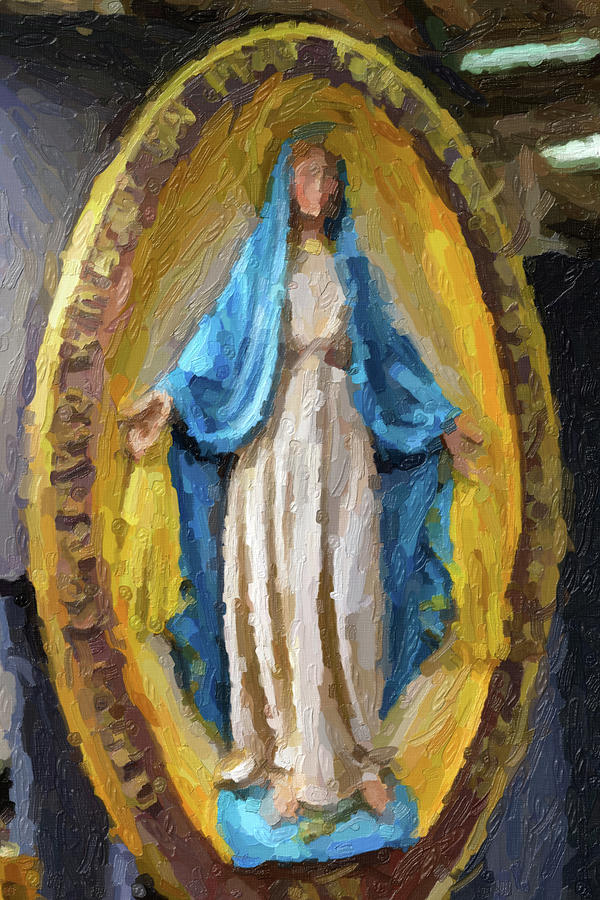 illustration of The Miraculous Medal  Photograph by Vivida Photo PC
