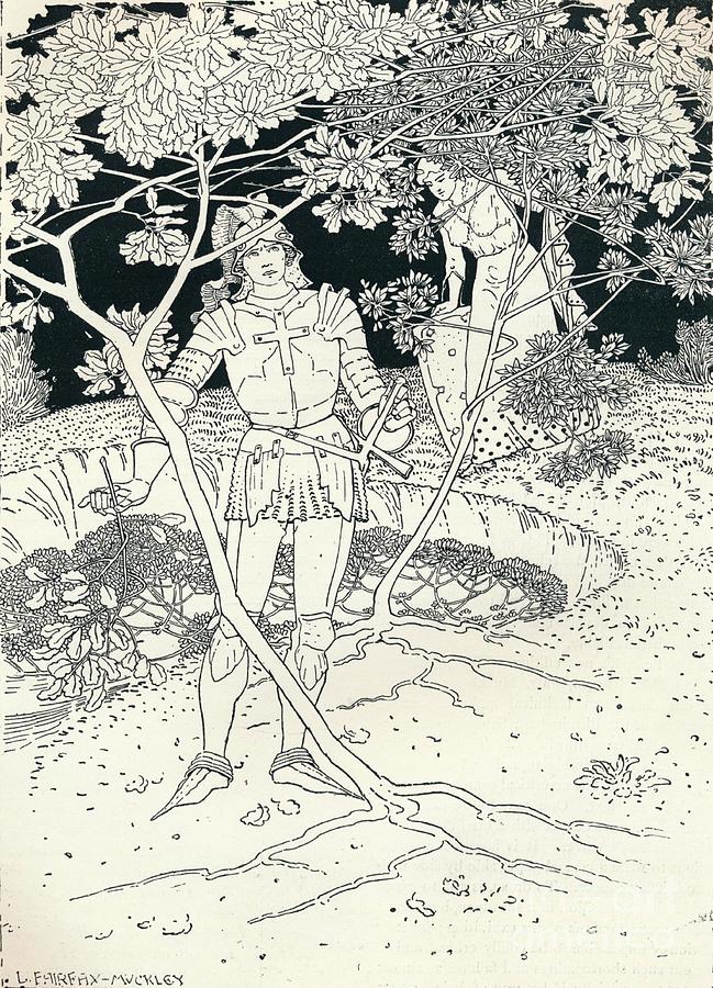 Illustration To Spensers Faerie Queene Drawing by Print Collector