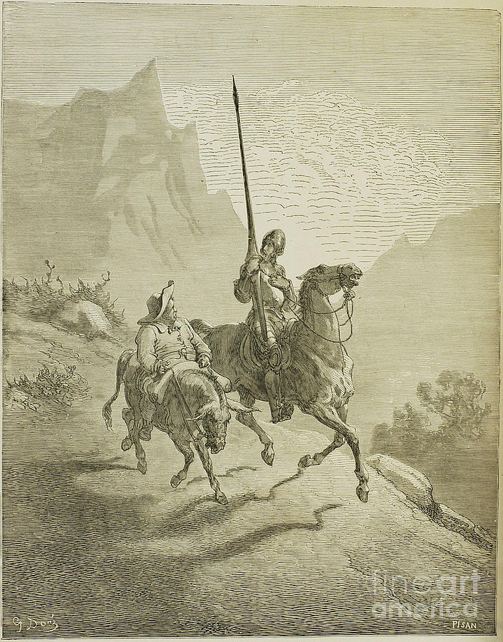Illustration To The Book Don Quixote De by Heritage Images