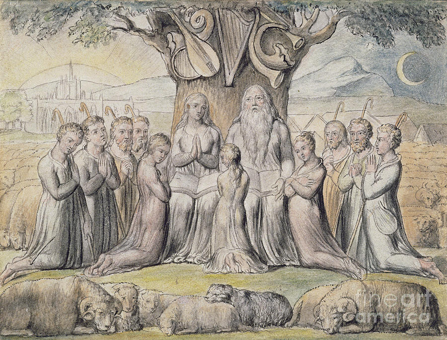 Illustrations From The Book Of Job, Pl.2 Painting by James Thomas