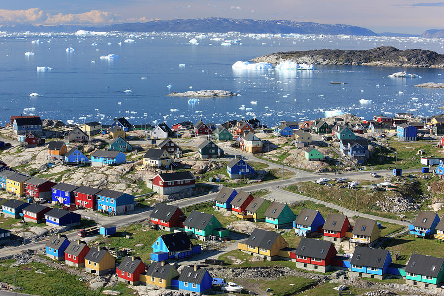 Ilulissat, Disko Bay, Greenland Digital Art by Bernd Rommelt - Pixels