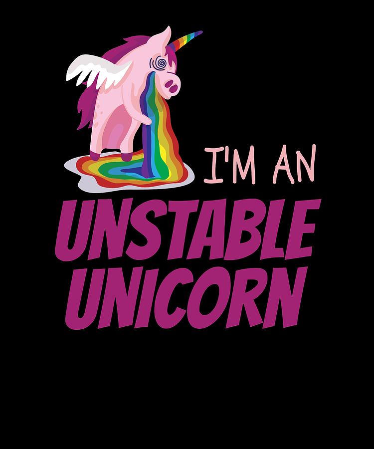 Im An Unstable Unicorn 2 Digital Art by Lin Watchorn