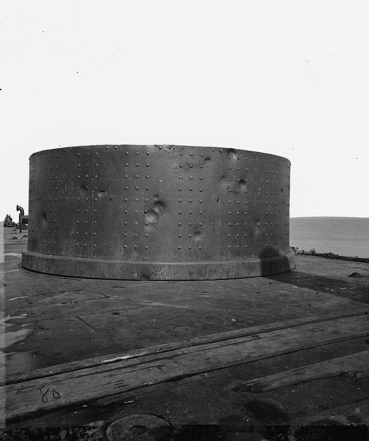 image of monitor USS Passaic without pilot house & awning stanchions ...