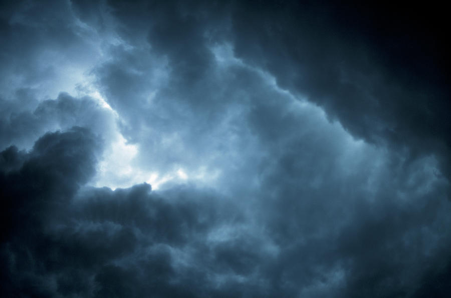 Image Of The Sky With Dark Blue And Photograph by Acilo