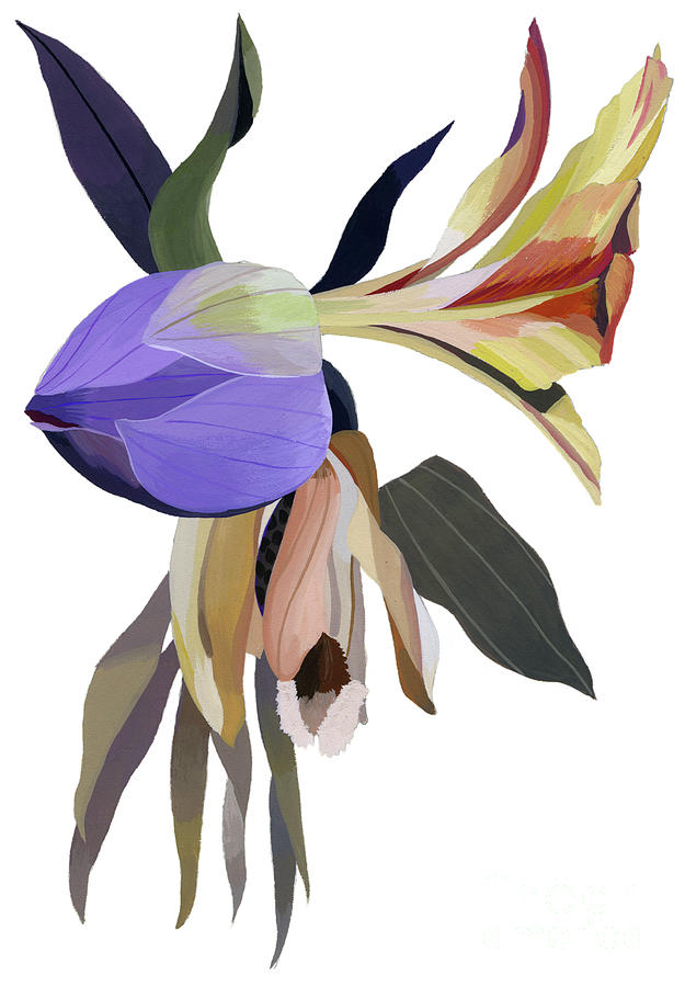 Imaginary Flowers Painting by Hiroyuki Izutsu