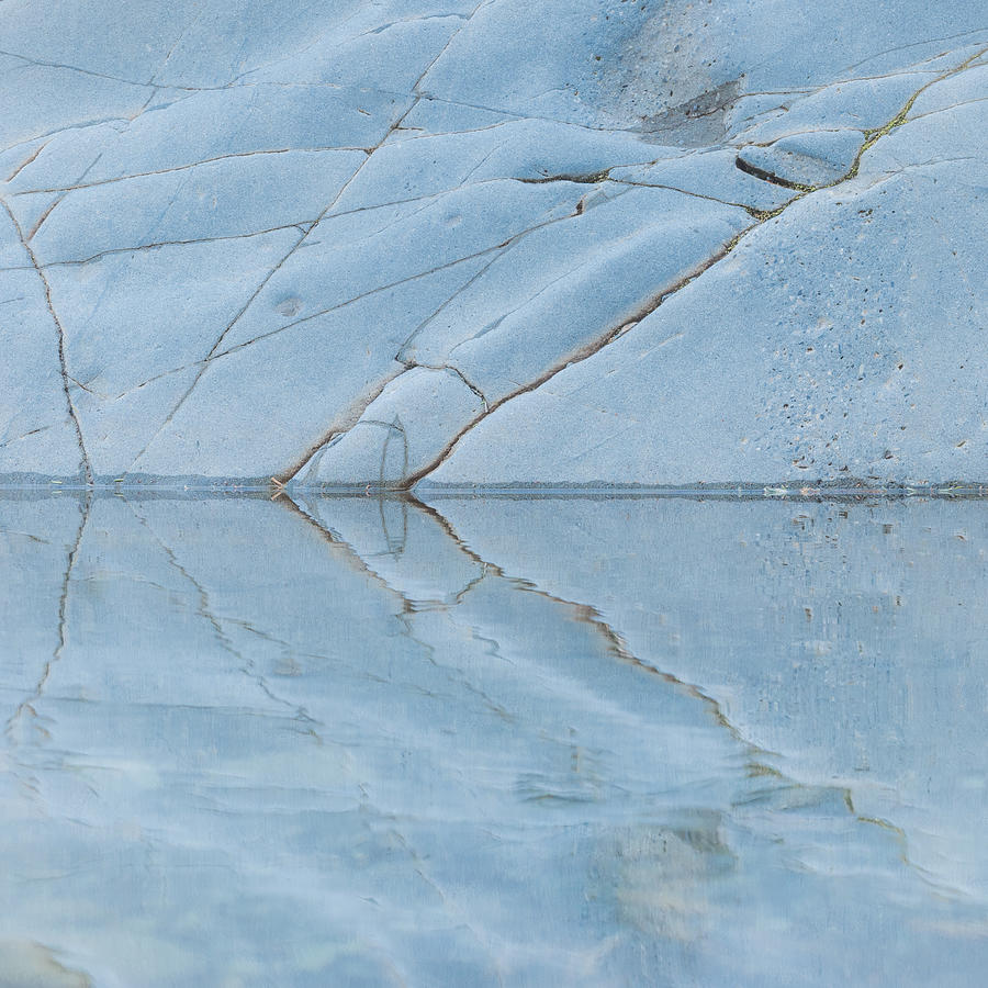 Abstract Photograph - Imaginary Glacier by Misaki Saito