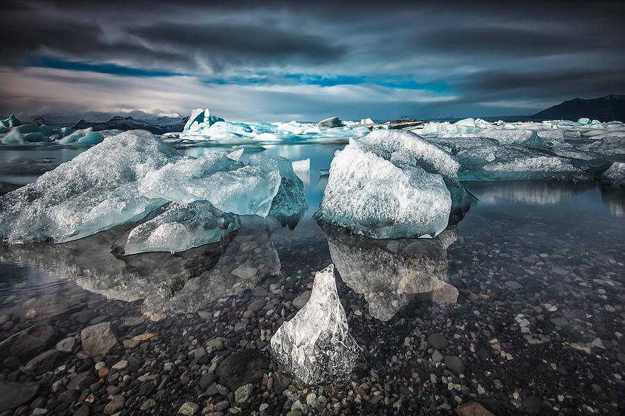 Imagine Of Iceberg Lagoon Photograph by Sunny Ding