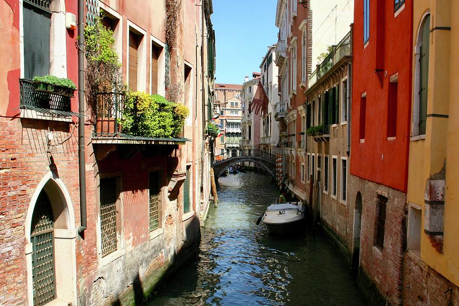 Venetian Canal Photograph by Joy Buckels