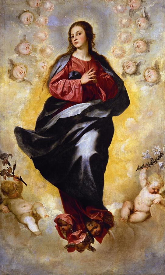 Immaculate Conception, 1649, Oil on canvas, 182,5 x 112 cm. ALONZO CANO . PURISIMA LA. Painting by Alonso Cano -1601-1667-