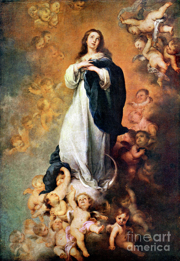 Immaculate Conception Of The Escorial Drawing by Print Collector