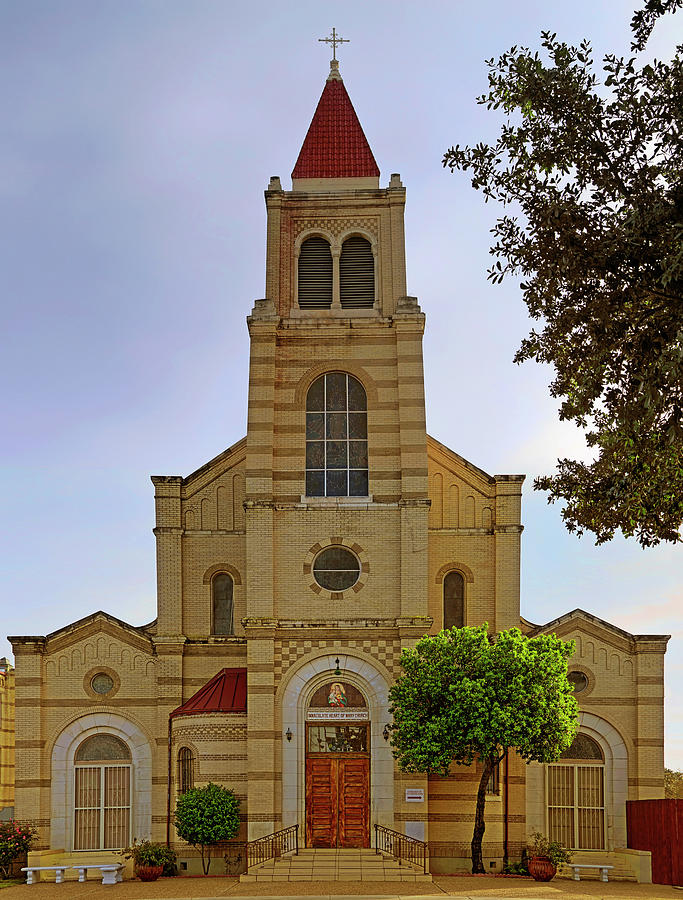 Immaculate Heart of Mary Church - San Antonio - Texas Photograph by Jason Politte