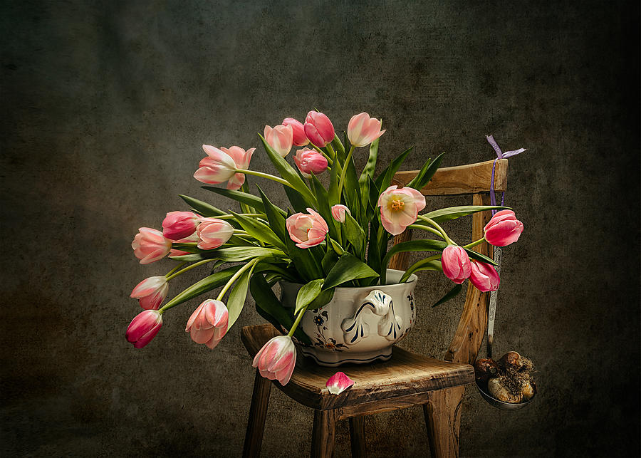 Tulip Photograph - Immodest Charme by Vadim Kulinsky