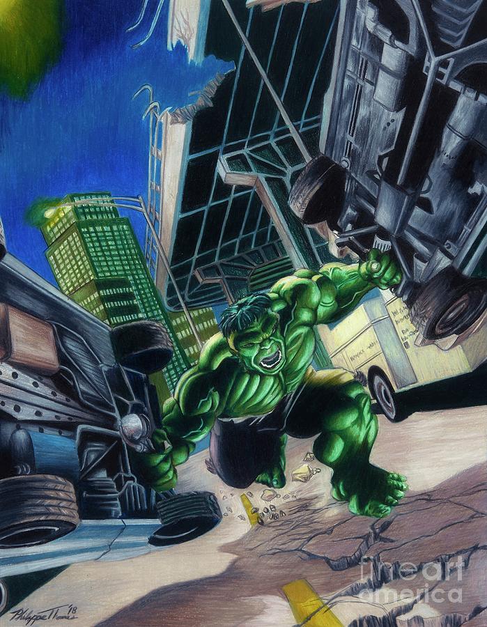 Immortal Hulk #4 Drawing by Philippe Thomas