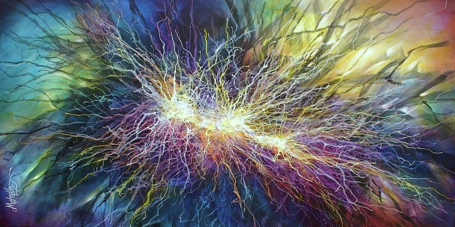  Impact 2 Painting by Michael Lang