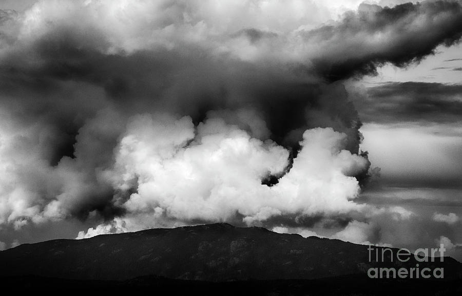 Impending Storm Monochrome Photograph by Bob Christopher