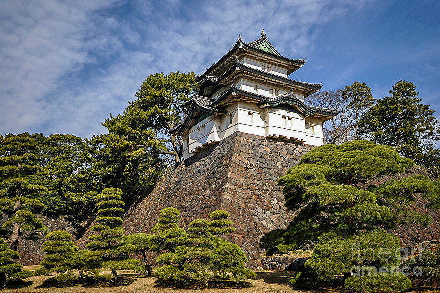 Imperial Palace Guard Tower Tokyo Photograph By Karen Jorstad