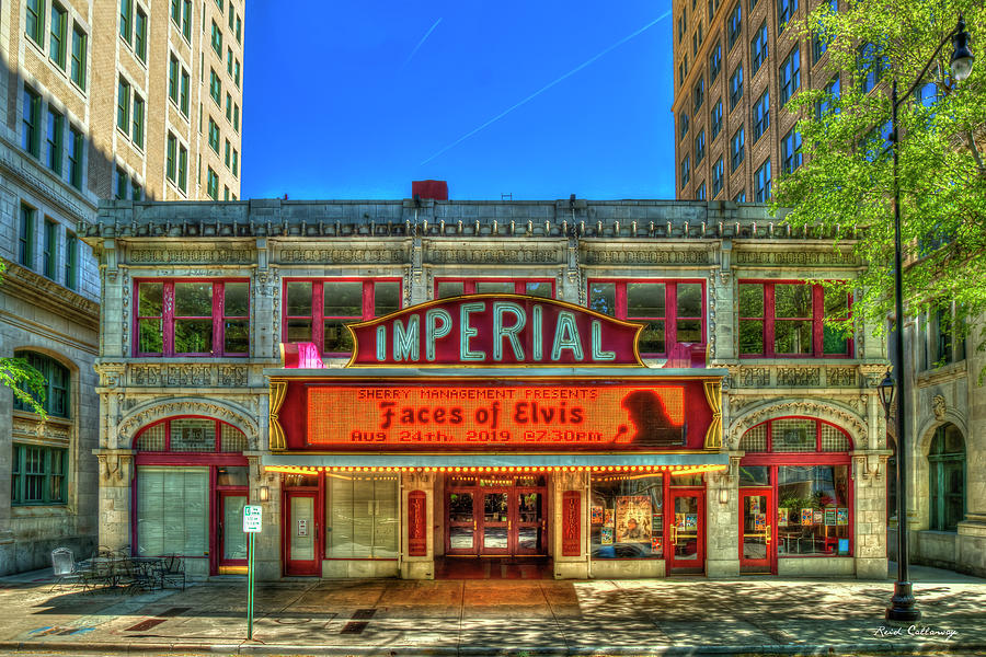 Augusta GA Imperial Theatre  Vintage The Wells Theatre Architecture Art Photograph by Reid Callaway