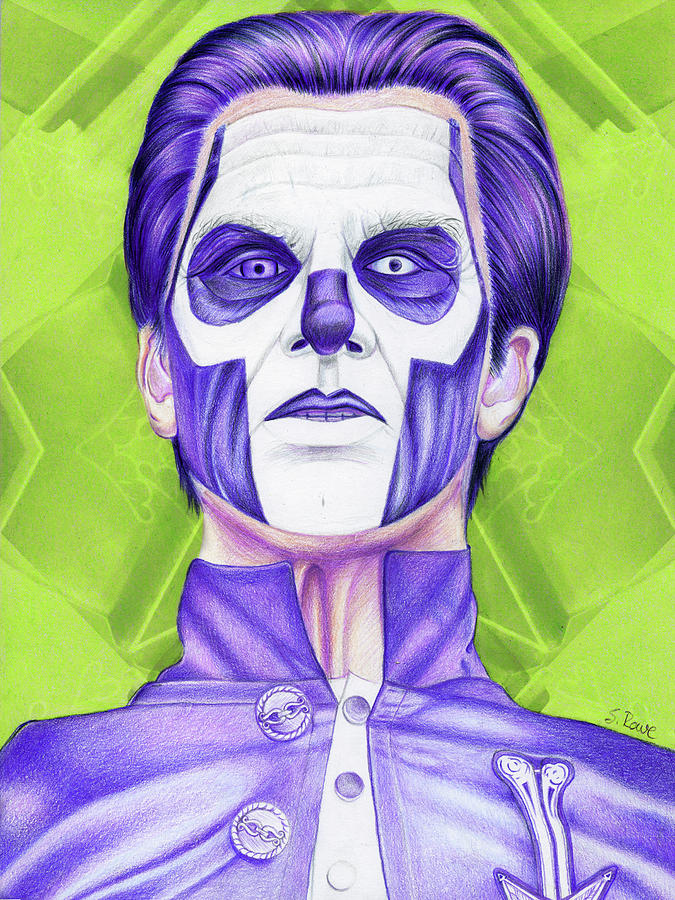 Imperial Violet Papa Drawing by Shawna Rowe