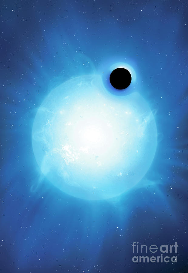 Impression Of A Dormant Black Hole Photograph by Mark Garlick/science