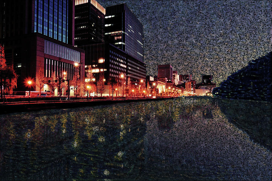 Impressionism Digital Art - Impression of Tokyo by Alex Mir