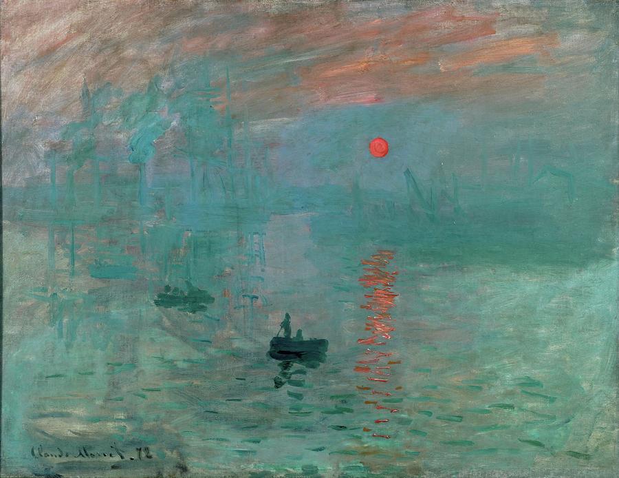 Impression, Rising Sun, painted 1872 in Le Havre, France, Impressionistsandquot. Painting by Claude Monet -1840-1926-