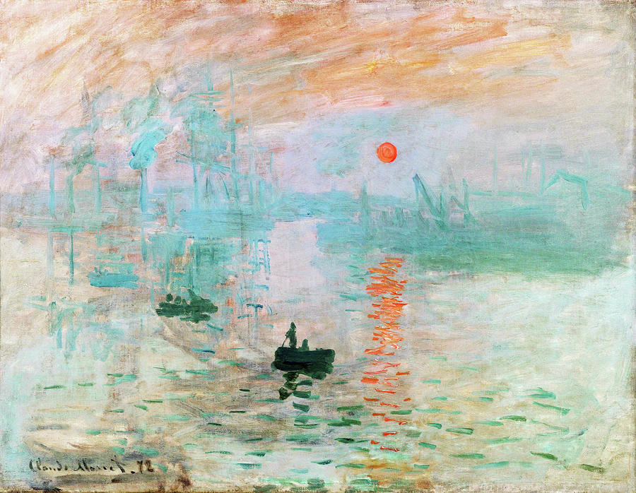 Claude Monet Painting - Impression, Sunrise - Digital Remastered Edition by Claude Monet