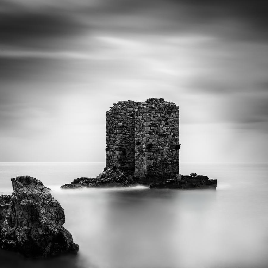 Black And White Photograph - Impressions From Skyros by George Digalakis