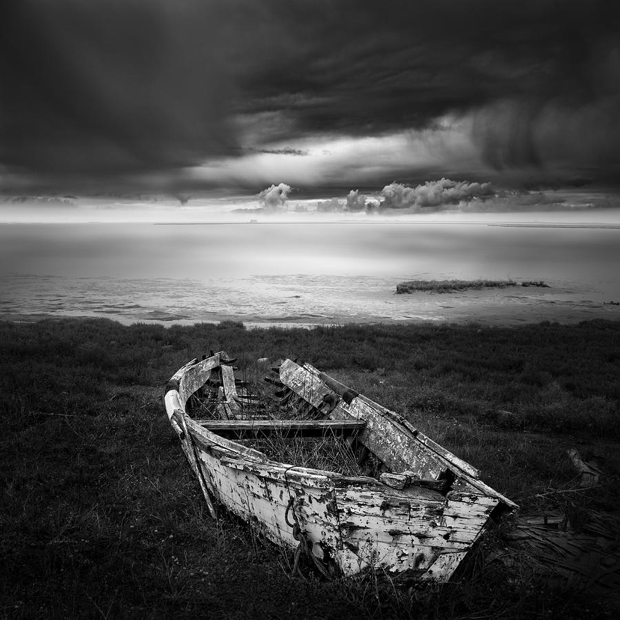 Black And White Photograph - In A Broken Dream by George Digalakis