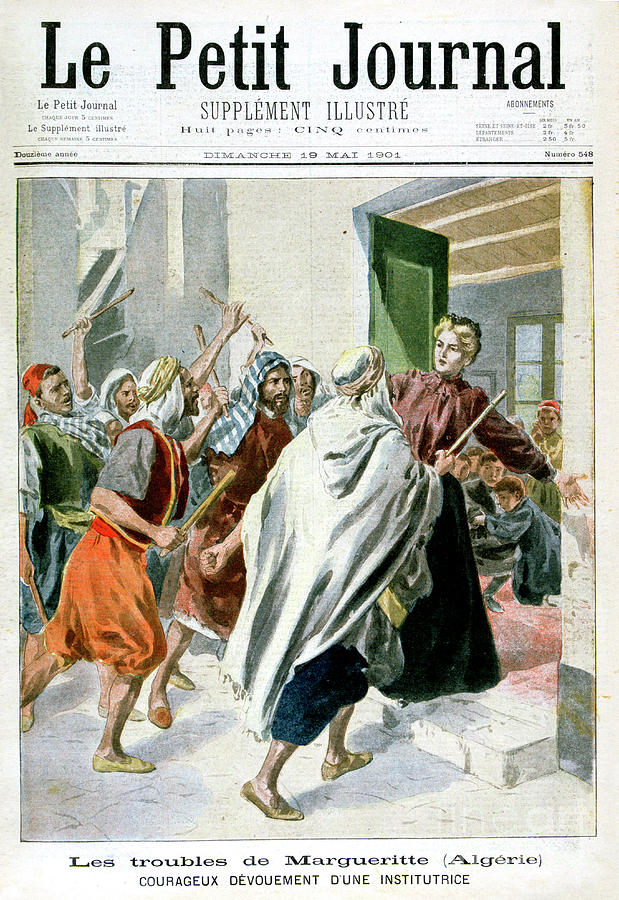 In Algeria, Margaret In Trouble, 1901 Drawing by Print Collector