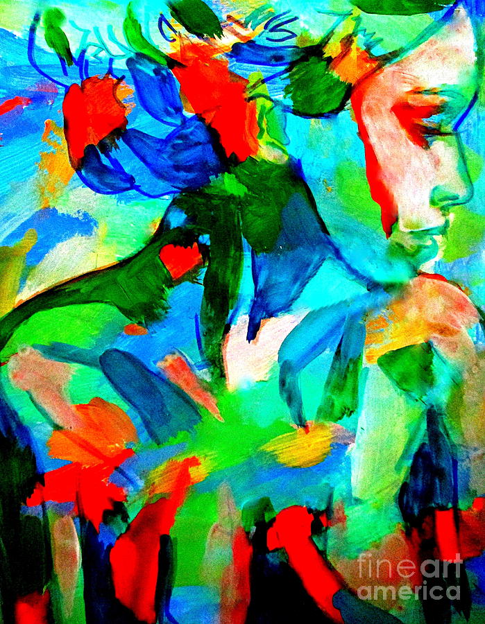 In Deep Thought Painting by Helena Wierzbicki