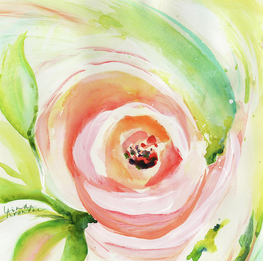 Flowers Still Life Mixed Media - In Full Bloom by Linda Arandas