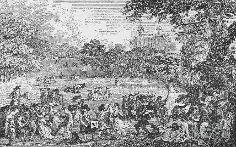 In Greenwich Park On Whit Monday Drawing by Print Collector