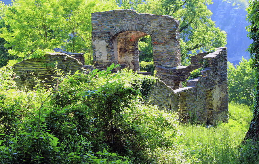 In Harpers Ferry the Ruins of Saint Johns Episcopal Church Photograph by Cora Wandel