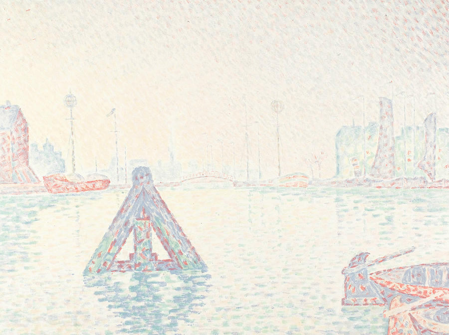 In Holland-The Buoy Relief by Paul Signac
