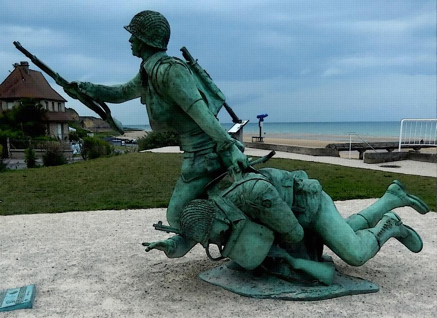 In Memory Of D Day 6 June 1944 Memorial On Omaha Beach No 1 L B