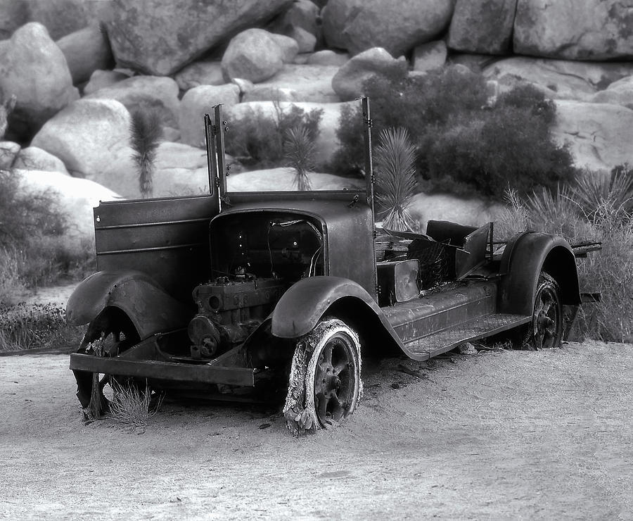In Need Of A Tow - Closeup - B and W by Paul Breitkreuz In Need Of A Tow - Closeup - B and W by Paul Breitkreuz