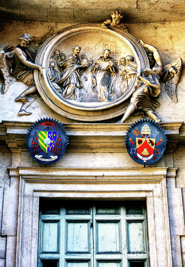 In Nomine tuo Laxabo at San Marcello al Corso in Rome Photograph by John Rizzuto