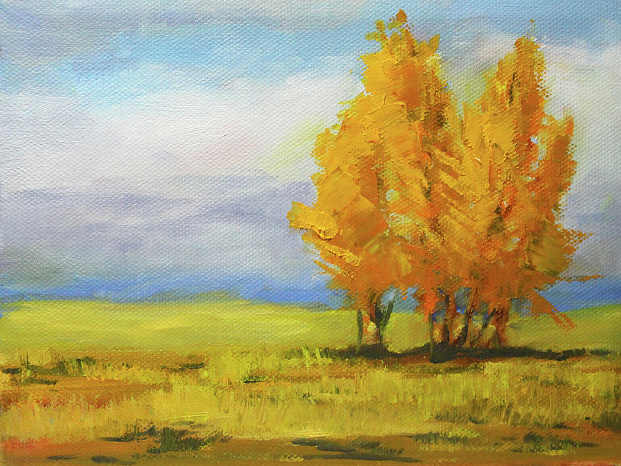 In October Painting by Nancy Merkle
