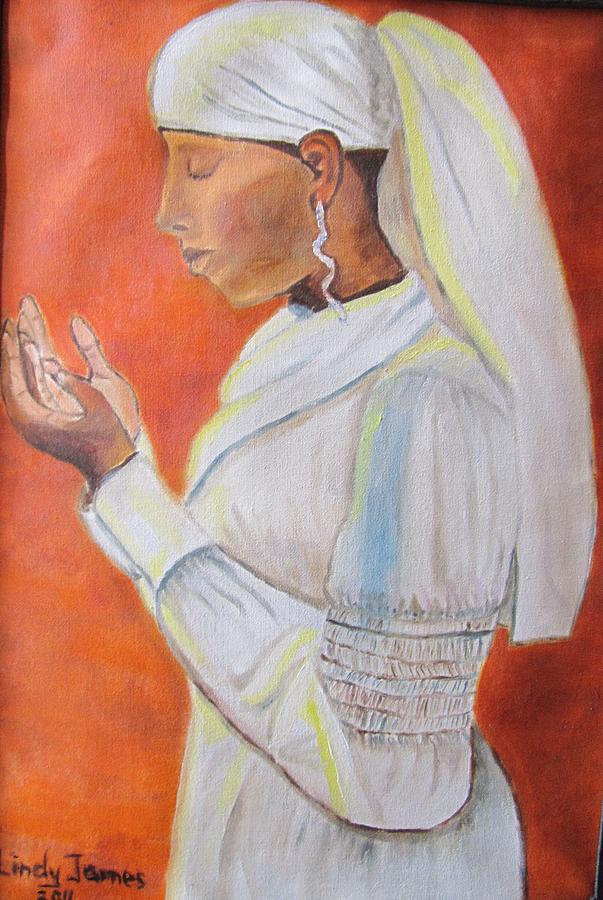 In Prayer Painting by Jennylynd James