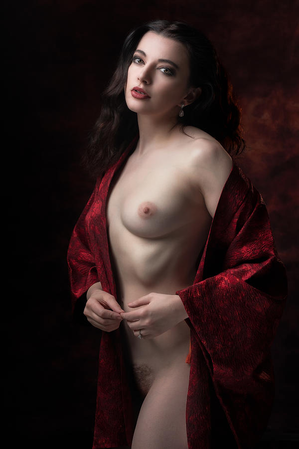In Scarlet Cloak Photograph by Jan Slotboom