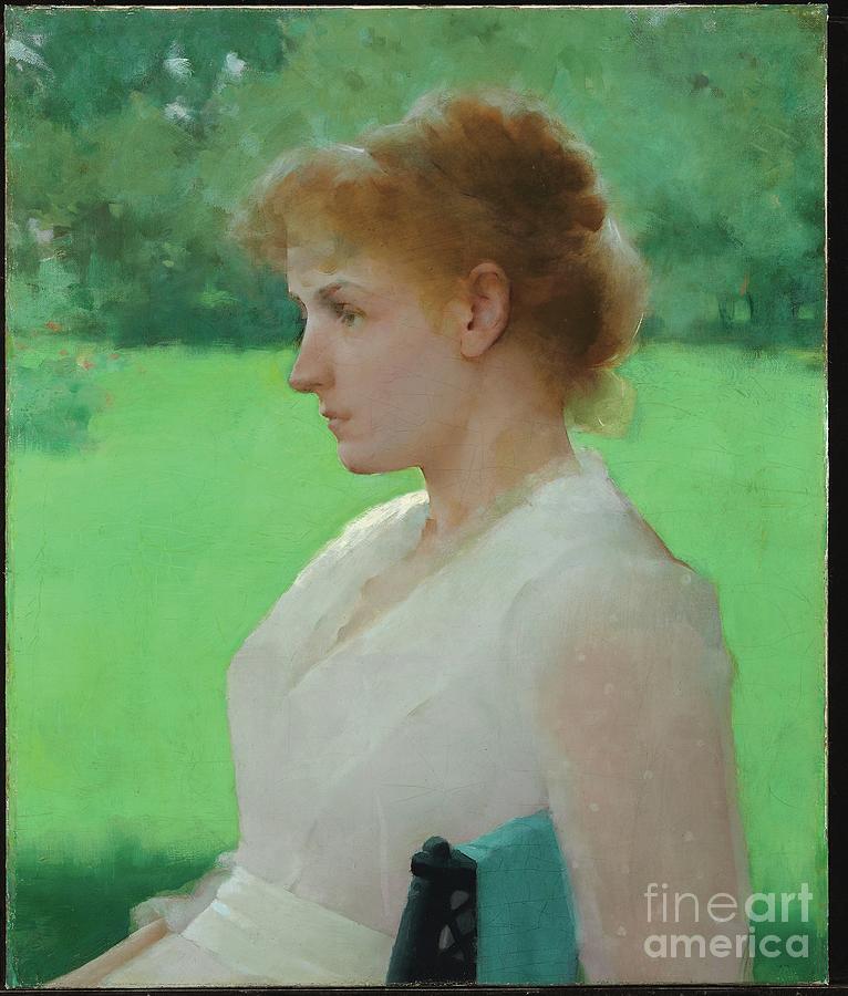In Summer, 1887 Painting by Frank Weston Benson