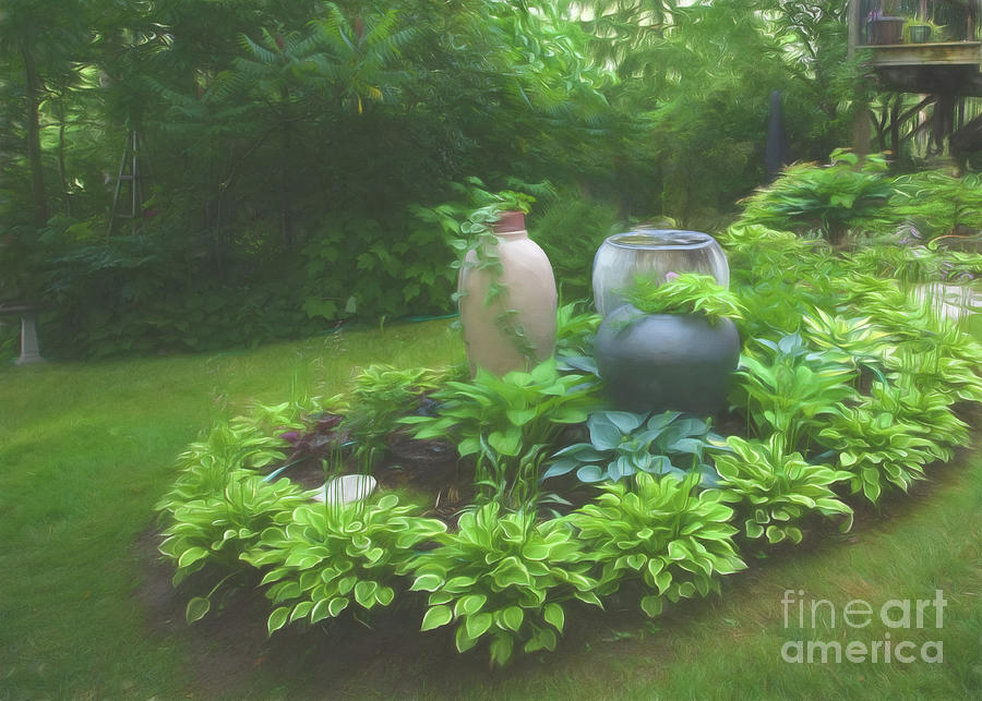 Garden Tour Photograph - In Summer Shade by Marilyn Cornwell Garden Tour Photograph - In Summer Shade by Marilyn Cornwell