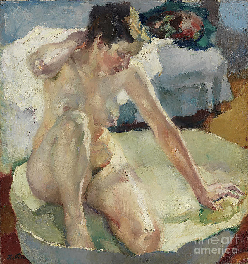 In The Bath II Drawing by Heritage Images