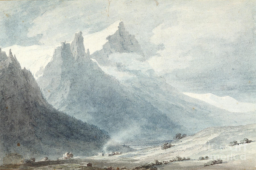 In The Canton Of Unterwalden Painting by John Robert Cozens
