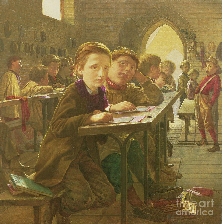 In The Classroom Painting by J. Harris